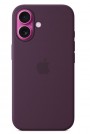 Apple iPhone 16 Silicone Case with MagSafe Plum MYY43