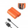 SmallRig 4966 EN-EL15c USB-C Rechargeable Camera Battery Orange