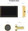 Ezviz CP2 Wire-Free Peephole Door Viewer Gudrā Wi-Fi Durvju Actiņa Gold
