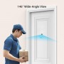Ezviz CP2 Wire-Free Peephole Door Viewer Gudrā Wi-Fi Durvju Actiņa Gold