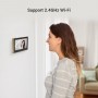 Ezviz CP2 Wire-Free Peephole Door Viewer Gudrā Wi-Fi Durvju Actiņa Gold