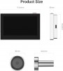 Ezviz CP2 Wire-Free Peephole Door Viewer Gudrā Wi-Fi Durvju Actiņa Silver