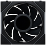 Lian Li UNI FAN TL Wireless LCD Fan, ARGB, PWM - Reverse Blade, 120 mm, Black (12RTLLCD1W1B)