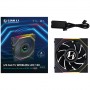 Lian Li UNI FAN TL Wireless LCD Fan, ARGB, PWM - Reverse Blade, 120 mm, Black (12RTLLCD1W1B)