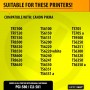 Supply Guy Printer Cartridges, Compatible with Canon PGI-580 CLI-581 XXL multipack
