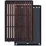 Lian Li DAN Cases A3-mATX Wood Edition Front Panel - Walnut, Black (A3-3WD)