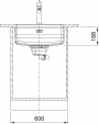 Franke Maris Quiet MQX 110-50 Virtuves Izlietne (122.0694.477)