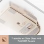 LOFREE Touch PBT Wireless Mouse with USB Receiver, Bluetooth White/Grey
