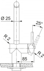 Franke Atlas Neo Spout Side Zelts (115.0681.242)