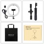 Puluz PKT3070B Tripod Mount with 26cm LED Ring Vlogging 1,1m