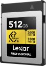 Lexar CFexpress 4.0 Pro Gold R3600/W3300 512GB (LCXEXP4512G-RNENG)