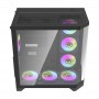 Darflash FT418 PRO computer case + 7 aRGB fans (black)