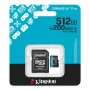 Kingston Canvas Go! Plus microSDXC 512GB 200/160MB/s read/write Class 10, UHS-I, U3, V30, A2 with Adapter (SDCG4/512GB)