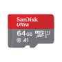 SanDisk Ultra microSD with SD Adapter 64GB (SDSQUAB-064G-GN6MA)