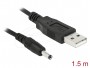 Delock Cable USB Power to DC 3.5 x 1.35 mm Plug 1.5 m (82377)