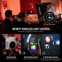 NEEWER HB80C 80W RGBWW Mini COB LED Video Light PD Fast Charger Kit SKU: 66606474