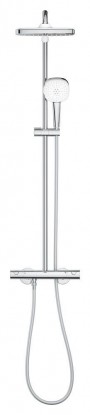 Grohe Tempesta 250 Cube Dušas Sistēma ar Termostatu un Rokas Dušu (26689001)