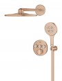 Grohe Grohtherm SmartControl SmartActive 310 Iebūvējumā Dušas Sistēma Bronze (34863DL0)