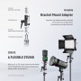 Neewer H-Type Mount Camera Flash Bracket (2-Pack)