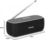 TechniSat VIOLA BT 1 Portable Bluetooth Speaker with DAB+ Digital Radio Black/Grey