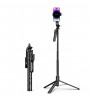 Orico SPM175 Selfie Stick SPM175 1/4 for Phone Camera with 360 Degree Rotation Bluetooth 5.2 175cm Black (ORICO-SPM175-BK-BP)