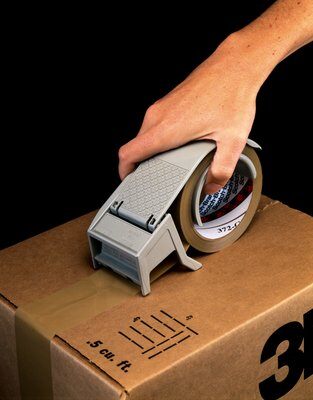 Scotch®  Box Sealing Tape 373 is a 2.5 mil (64 micron) high performance polypropylene film packaging tape with a synthetic rubber adhesive that offers reliability even with the stresses of over or under packed boxes.